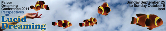 International Association for the Study of Dreams PsiberDreaming Conference 2011 website banner